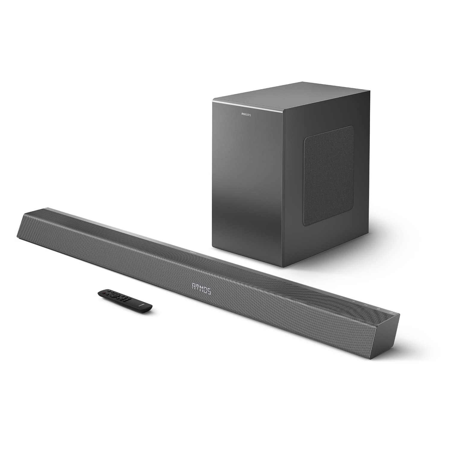 Philips TAB8947 5.1 Ch Soundbar with Dolby Atmos, Wireless Subwoofer, Up-Firing Speakers, Virtual Surround, Built-in Chromecast, AI Voice Assistant – 660W, Black Philips TAB8947 5.1 Ch Soundbar with Dolby Atmos, Wireless Subwoofer, Up-Firing Speakers, Virtual Surround, Built-in Chromecast, AI Voice Assistant – 660W, Black