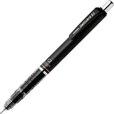 ZEBRA DELGUARD MECH. PENCIL 0.5MM BLACK