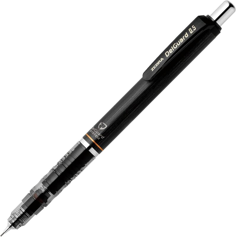 ZEBRA DELGUARD MECH. PENCIL 0.5MM BLACK