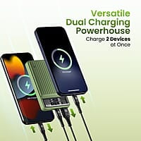 Portronics Luxcell Mini 10K Advanced 10000 mAh Smallest Power Bank with 22.5W Max Output