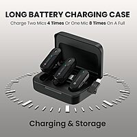 Portronics Vlogmate 2 Dual Mic, ideal for content creators! Enjoy high-quality audio for vlogs, podcasts, and interviews!