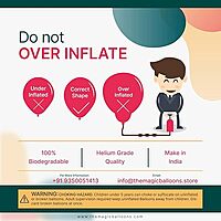 The Magic Balloon- Happy 70th Birthday Combo Kit with 30pcs Printed Balloons 1 Banner Pack of 31pcs