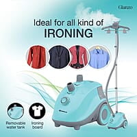 Havells Glanzo Garment Steamer 1650 Watt (blue and grey) 2 year warranty,1.5 L tank