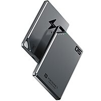 Portronics Boosty 5K – A compact 5000mAh power bank with 15W magnetic wireless charging. Perfect for on-the-go charging, it ensures your devices stay powered without the hassle of cables.