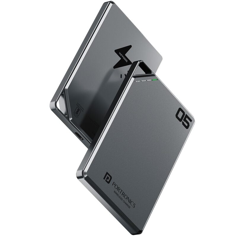 Portronics Boosty 5K – A compact 5000mAh power bank with 15W magnetic wireless charging. Perfect for on-the-go charging, it ensures your devices stay powered without the hassle of cables.