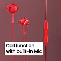 Zebronics Zeb-Bro in Ear Wired Earphones with Mic, 3.5mm Audio Jack, 10mm Drivers, Phone/Tablet Compatible