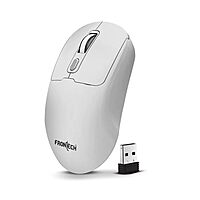 Frontech MS-0058W – Wireless optical mouse with 1000 DPI, ergonomic design, and smooth tracking for precise and comfortable daily use.