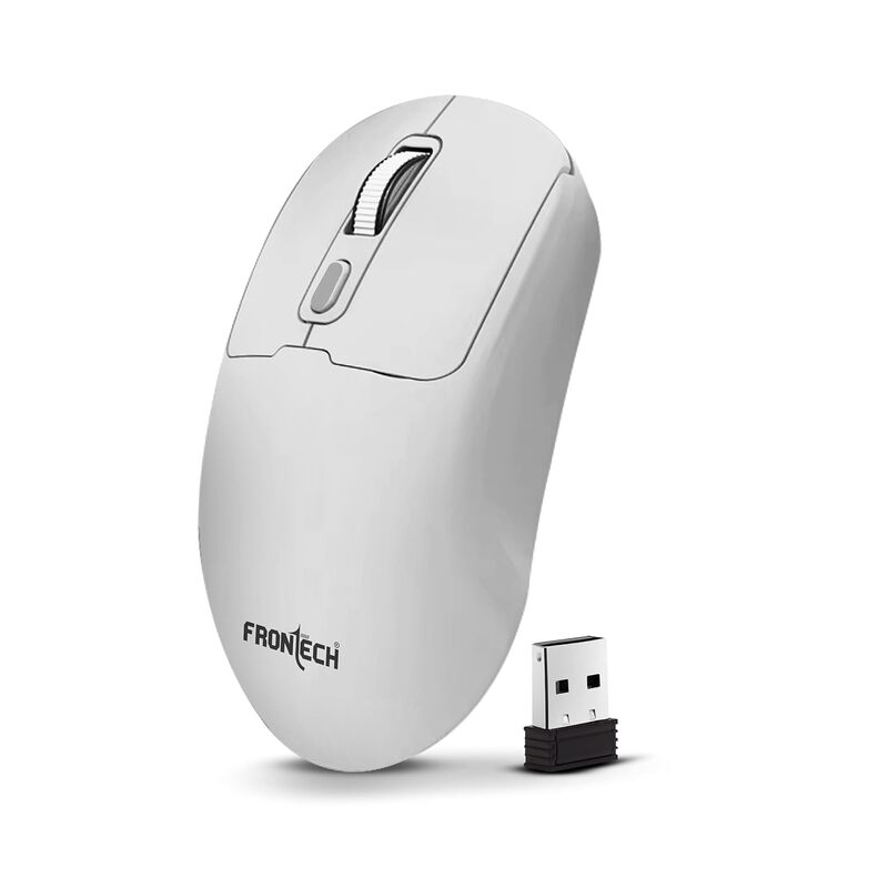 Frontech MS-0058W – Wireless optical mouse with 1000 DPI, ergonomic design, and smooth tracking for precise and comfortable daily use.