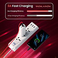 Portronics POR 2111 Silklink USB-C to USB-C Cable – 60W, 1M, Soft Silicon, Red