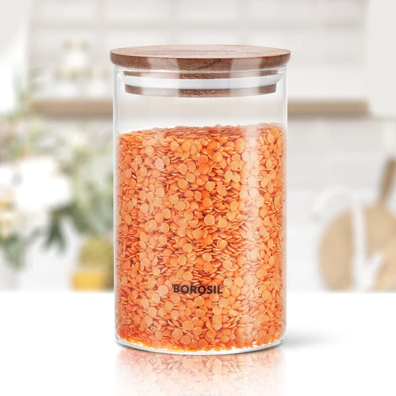 BOROSIL SET OF 2 MIXING BOWLS WITH LID 900ML + 900ML