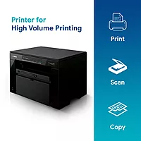 Canon MF3010 Digital Multifunction Laser Printer, Black