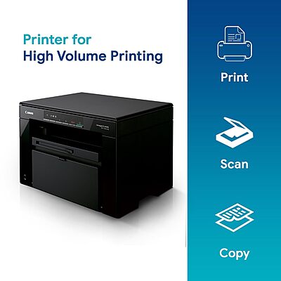 Canon MF3010 Digital Multifunction Laser Printer, Black