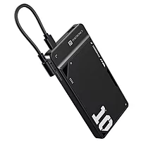 POR 2810 Luxcell UNO 10 Power Bank – 10000mAh | 22.5W PD Input & Output | Mach USB | Black