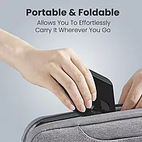 Portronics Mobot 4 – A versatile 360° mobile stand featuring a sturdy metal base, perfect for hands-free viewing. Ideal for video calls, streaming, and presentations. Adjustable and portable design.