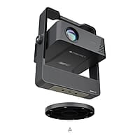 ZEBRONICS PIXAPLAY 29, Smart Projector, 6500 Lumens, Dolby Audio, 4K Support, 200 Inch Screen Size, Supports Bluetooth, HDMI, USB, WiFi, 1080p Native, Auto Focus, Keystone, APP Support, Miracast