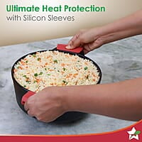 Wonderchef Forza 25 cm Cast-Iron Casserole with Lid Pre-Seasoned Cookware 4.7 L