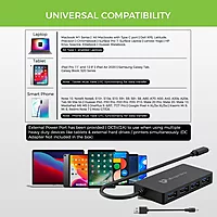Ultraprolink UL1054 iExpand USB-C to USB 3.0 X 4 Port Hub