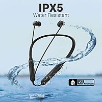 Portronics Harmonics Z3 Bluetooth In-Ear Headset – V5.2, Magnetic, Metal Head | 30Hrs Play | Blue