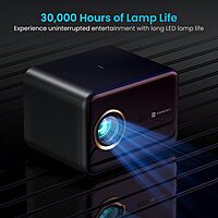Portronics Beem 460 Smart LED Projector – 1080p Full HD | 4000 Lumens | Streaming Apps (Netflix, Prime Video, Hotstar) | Automatic Focus & Auto Keystoning | Black