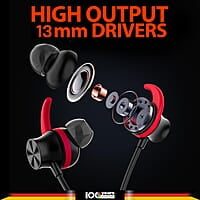 Blaupunkt Newly Launched BE120 Touch Wireless in Ear Neckband with Multi-Touch Control I Auto Magnetic Off I Gaming Ready I 40H Playtime I Turbovolt Charging I Built-in Handsfree Calling