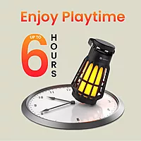 Portronics Dash 6 – 15W Portable Speaker | Flame Lamp Design, TWS Connectivity & Immersive Sound for Parties & Gatherings