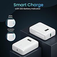 Portronics Zapcell 10K – 10000mAh Power Bank with 22.5W fast charging. Compact design, lightweight, and portable. Ideal for on-the-go charging of smartphones and devices. Stay powered up!