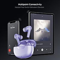 boAt Newly Launched Airdopes 300 Premium Truly Wireless in-Ear Earbuds with 4 Mics AI-ENx Spatial Audio, 50HRS Playtime, Multipoint Connection, ASAP Charge, Hearables App Support