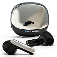 Blaupunkt Btw100 Khrome Bassbuds Truly Wireless Bluetooth Earbuds I Hd Sound I Gaming Mode I Low Latency I 30H PlaytimeITurbovolt Charging I Bt Version 5.3 I Intuitive Touch Controls