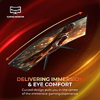 AOC C32G2E 32 Inch Curved Gaming Monitor – 165Hz | 1ms | FreeSync Premium | FHD | 3 Years Warranty