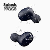 ZEBRONICS ZEB-SOUND BOMB 1 TWS Earbuds with BT5.0, Up to 12H Playback, Touch Controls, Voice Assistant, Splash Proof with Type C Portable Charging Case