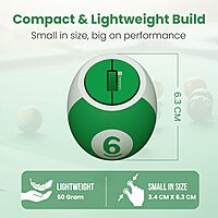 Portronics ToadPlay Billiard Mini Wireless Mouse – Dual Mode BT & 2.4GHz| Green | 1 Year Warranty