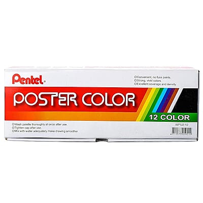 PENTEL POSTER COLOR 30ML WPU2-12 - 12SH