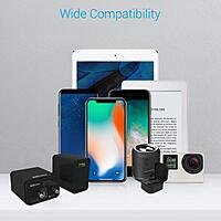 Portronics Adapto One 18W USB Charger! Includes a Type-C cable for fast, efficient charging. Compact design, perfect for home or travel. Stay powered up!