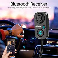 Portronics Auto 12 | Bluetooth Car Receiver for Music & Calls | Stream music & take calls hands-free | Easy setup | Compact design | Compatible with all Bluetooth devices | Enjoy clear audio.