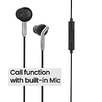 Zebronics Zeb-Bro in Ear Wired Earphones with Mic, 3.5mm Audio Jack, 10mm Drivers, Phone/Tablet Compatible