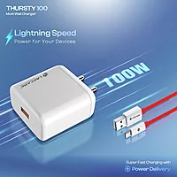 Lapcare Wall Charger LWC-615 – USB-A & USB-C Output Up to 3A Combined 100-240V Universal Input Built-in Protections LED Indicator