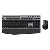 Portronics Key10 Wireless Combo | Ergonomic Design, USB Receiver, Adjustable DPI, AI Features, Comfortable Wrist Rest, Perfect for Home & Office, Seamless Connectivity, Long Battery Life.