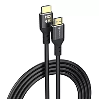 Portronics Konnect Stream HDMI Cable 1.5M, 4K@60Hz, Grey, high-speed connectivity for seamless streaming, supports 3D, audio return channel, and is perfect for gaming and home theater setups.