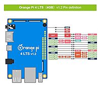 Orange Pi 4 LTS 4GB RAM 16GB EMMC