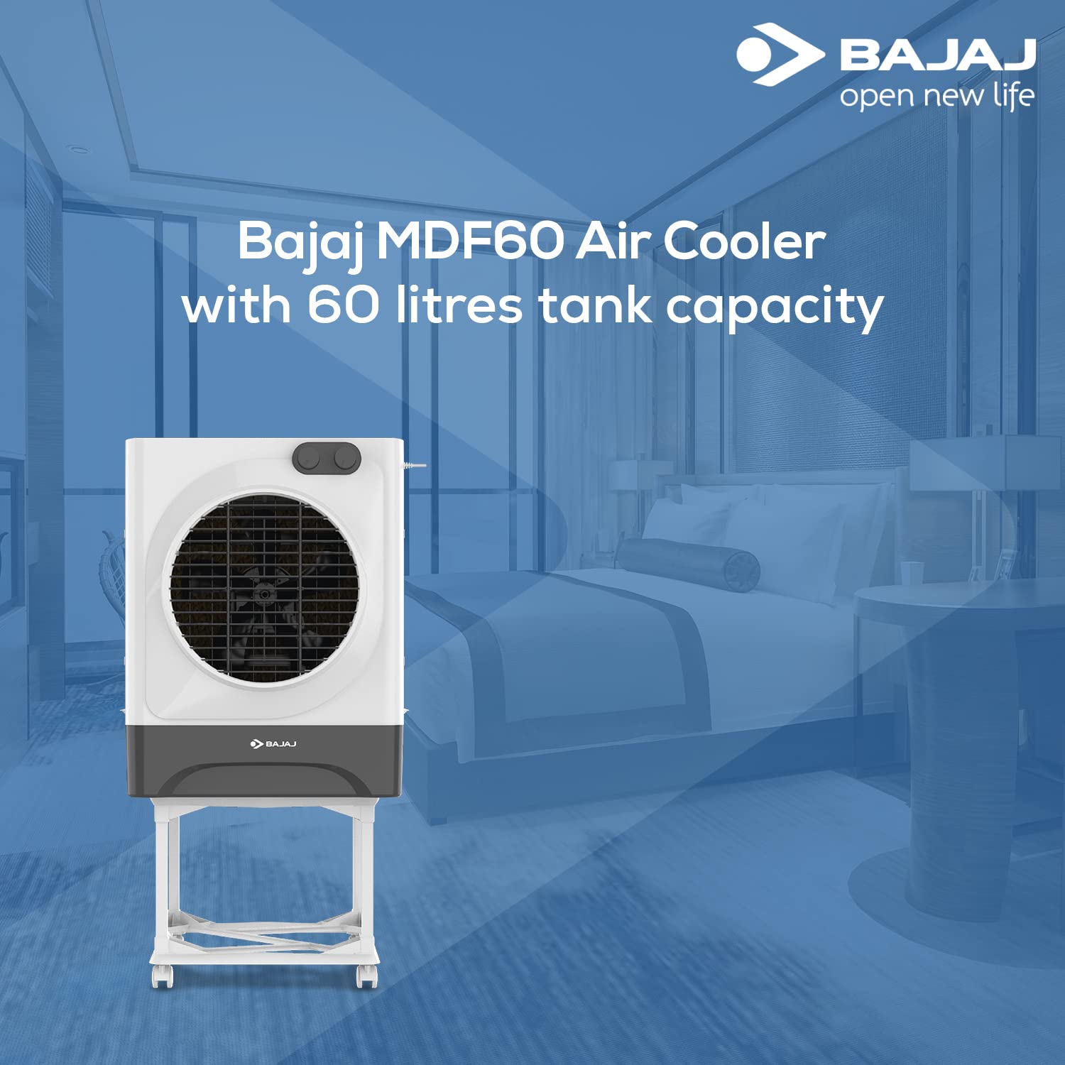 Bajaj IVORA LED Panel 9W WDL Square