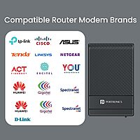 Portronics 3159 Power Plus 2 Router UPS – 12V DC | Up to 4 Hours Backup | Black