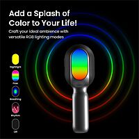 Portronics POR 1932 Dash 2 Mic Speaker – Bluetooth | RGB Lights | AUX Input | Black