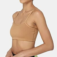 Girls Padded Training Bra, Crop Cami Training Bras for Girls. Sports bra with Non-Removable Padding, Uniform bra, Starter Bra, Begginers Bra - Beige Girls Padded Training Bra, Crop Cami Training Bras for Girls. Sports bra with Non-Removable Padding, Uniform bra, Starter Bra, Begginers Bra - Beige