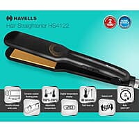 Havells HS4122 Keratin Wide Plate Hair Straightener with Digital Display & Adjustable Temperature