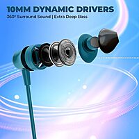 Lapcare Wooband Primium LNB 201B neckband offers 20 hrs battery, Bluetooth 5.3, Type-C fast charging, 10mm drivers, magnetic earbuds & IPX5 water resistance for daily use.