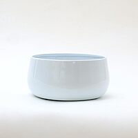 Pearl White Decorative Metal Planter