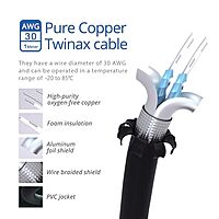 7m (23ft) 10G SFP+ Passive Direct Attach Copper Twinax Cable 24AWG for FS Switches