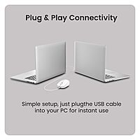 POR 2222 Toad 102 Wired Mouse – 1200 DPI | 1.25M USB Cable | White | 1 Year Warranty