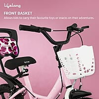 Lifelong Juniors Ride Cycle 14T with Training Wheel, Mudguard for Boys and Girls