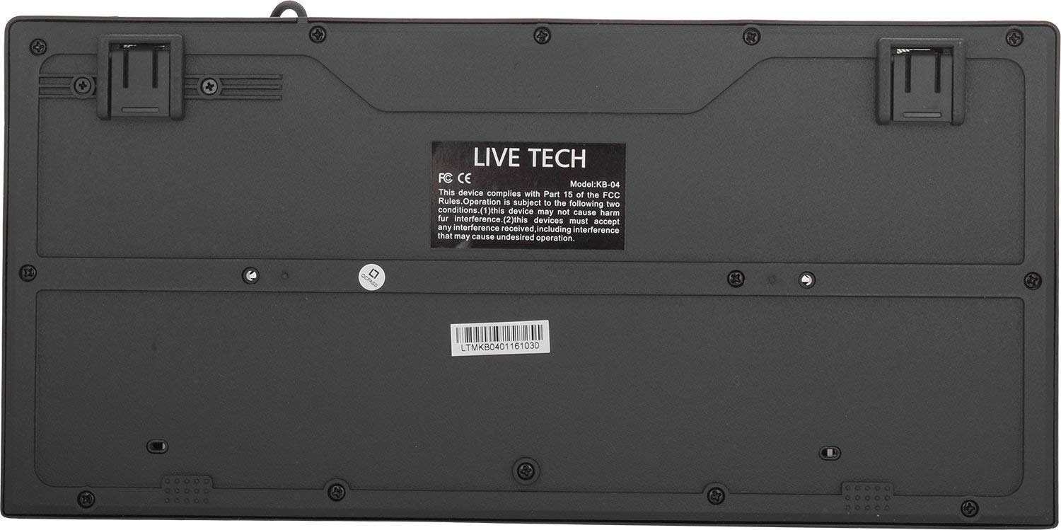Live Tech KB 04 Mini Keyboard – Budget & Compact, perfect for tight spaces. Lightweight design, responsive keys, and USB connectivity make it ideal for home or office use. Affordable and efficient!